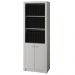 Armário Estante Alto para Escritório Home Office ME4110 MDP Branco G69 - Gran Belo