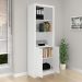 Armário Estante Alto para Escritório Home Office ME4110 MDP Branco G69 - Gran Belo