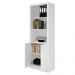 Armário Estante Alto para Escritório Home Office ME4110 MDP Branco G69 - Gran Belo