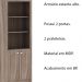 Armário Estante Alto para Escritório Home Office ME4110 MDP Carvalho G69 - Gran Belo