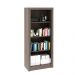 Armário Estante Alto para Escritório Home Office ME4137 MDP Carvalho G69 - Gran Belo