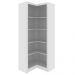 Armário Estante de Canto Alto para Escritório Home Office ME4132 MDP Branco G69 - Gran Belo