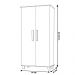 Armário Organizador 2 Portas Nicolau Malbec/Off White G37 - Gran Belo