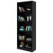 Armário Prateleiras para Escritório Home Office Gamer ME4141 MDP Preto/Preto G69 - Gran Belo