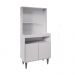 Armário de Cozinha 2 Portas Cantinho do Café Itigi Branco G96 - Gran Belo