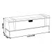 Baú Decorativo para Sala de Estar Quarto Teneci Grafite Madeira Maciça Rustic Brown G54 - Gran Belo