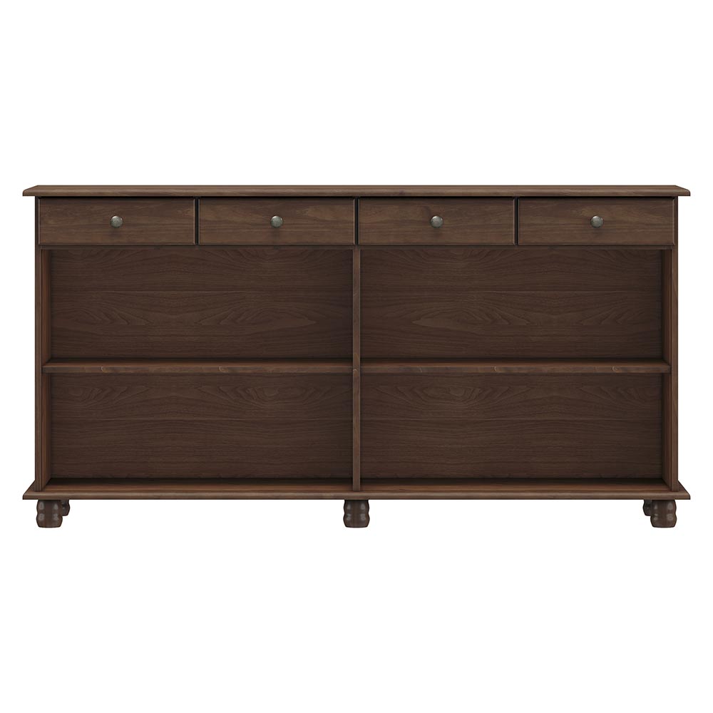 Balcão Madeira Maciça Garnet 4 Portas Café - G74 - Gran Belo