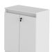 Balcão com Chave para Escritório Home Office ME4149 Branco G69 - Gran Belo