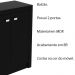Balcão para Escritório Home Office ME4103 MDP Preto G69 - Gran Belo