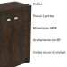 Balcão para Escritório Home Office ME4103 MDP Rustico G69 - Gran Belo