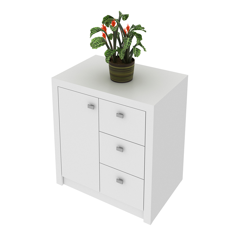 Balcão para Escritório Home Office ME4111 MDP Branco G69 - Gran Belo