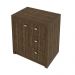 Balcão para Escritório Home Office ME4111 MDP Nogal G69 - Gran Belo