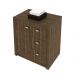 Balcão para Escritório Home Office ME4111 MDP Nogal G69 - Gran Belo