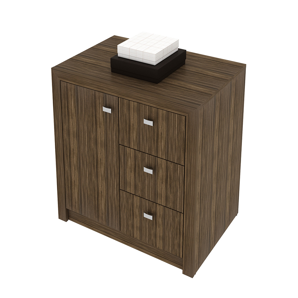 Balcão para Escritório Home Office ME4111 MDP Nogal G69 - Gran Belo
