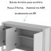 Balcão para Escritório Home Office ME4147 Branco G69 - Gran Belo