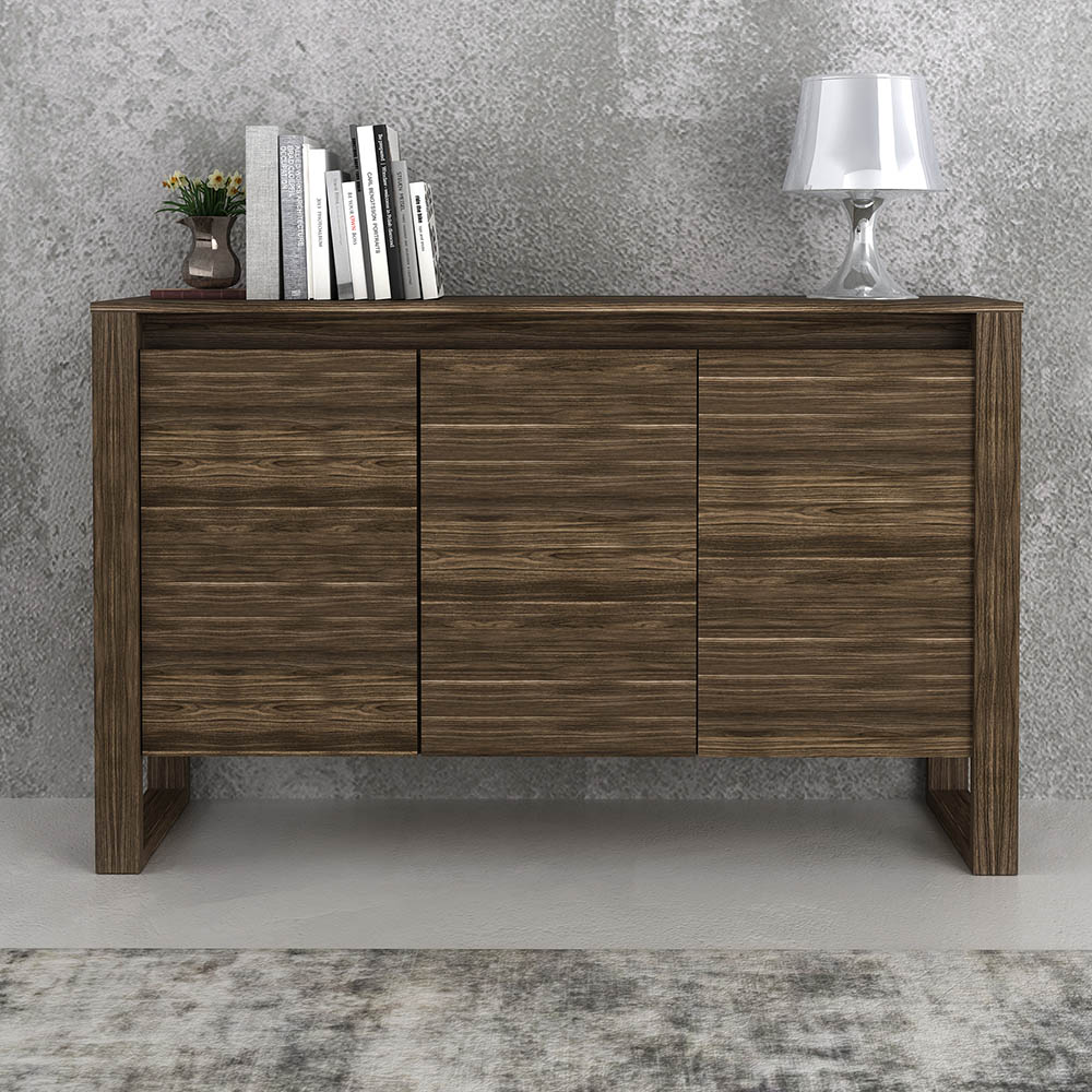 Balcão para Escritório Home Office ME4147 Nogal G69 - Gran Belo
