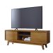 Bancada Decorativa Loser MDP Pintura UV 2 Portas Deslizantes até 65 Cumaru G97 - Gran Belo