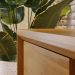 Bancada Decorativa Loser MDP Pintura UV 2 Portas Deslizantes até 65 Cumaru G97 - Gran Belo