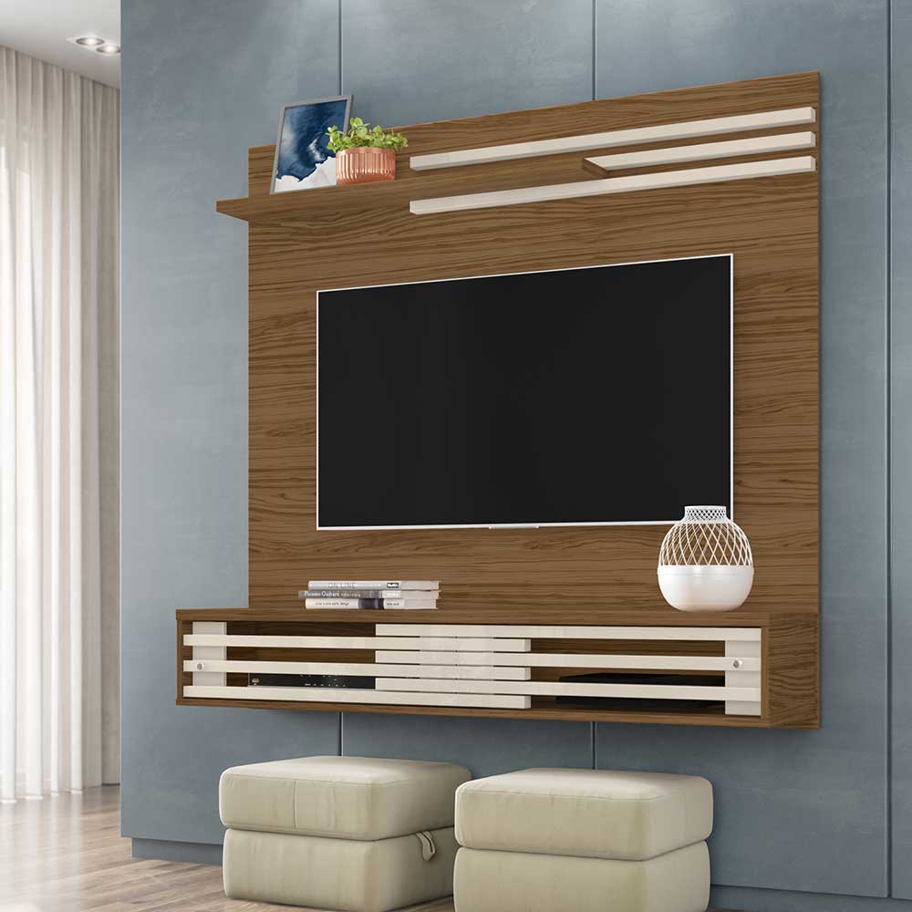 Bancada Suspensa Flop MDP Pintura UV até 55 Naturale/OffWhite G97 - Gran Belo