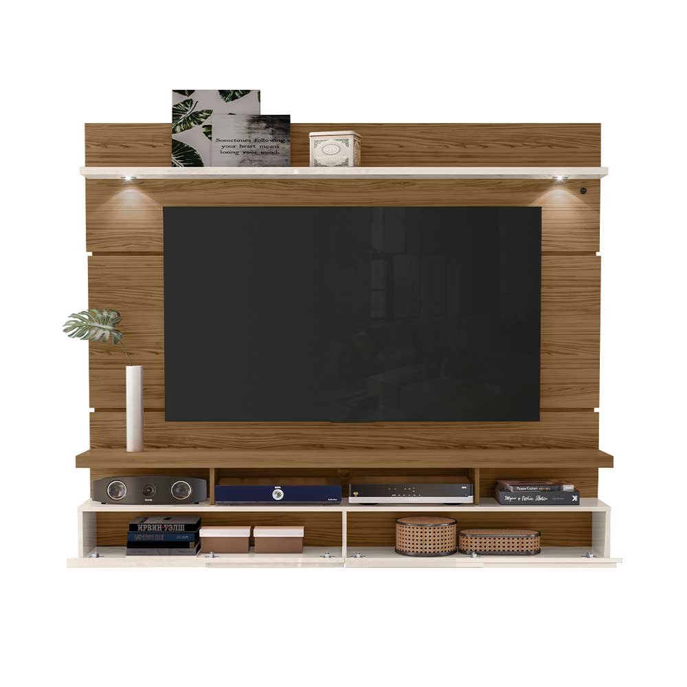 Bancada Suspensa Grok MDP Pintura UV até 60 Naturale/OffWhite G97 - Gran Belo