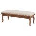 Banco Decorativo Sala de Estar Fiord 160cm Linho Bege G42 - Gran Belo