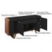 Buffet Aparador Balcão Sala de Jantar Albâni Preto/Nature G26 - Gran Belo