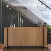 Buffet Aparador Decorativo 160cm Destin Freijó/Preto G73 - Gran Belo