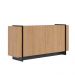 Buffet Aparador Decorativo 160cm Destin Freijó/Preto G73 - Gran Belo