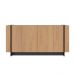 Buffet Aparador Decorativo 160cm Destin Freijó/Preto G73 - Gran Belo