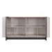 Buffet Aparador Decorativo 160cm Destin Off White/Preto G73 - Gran Belo