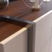 Buffet Aparador Decorativo 160cm Destin Off White/Preto G73 - Gran Belo