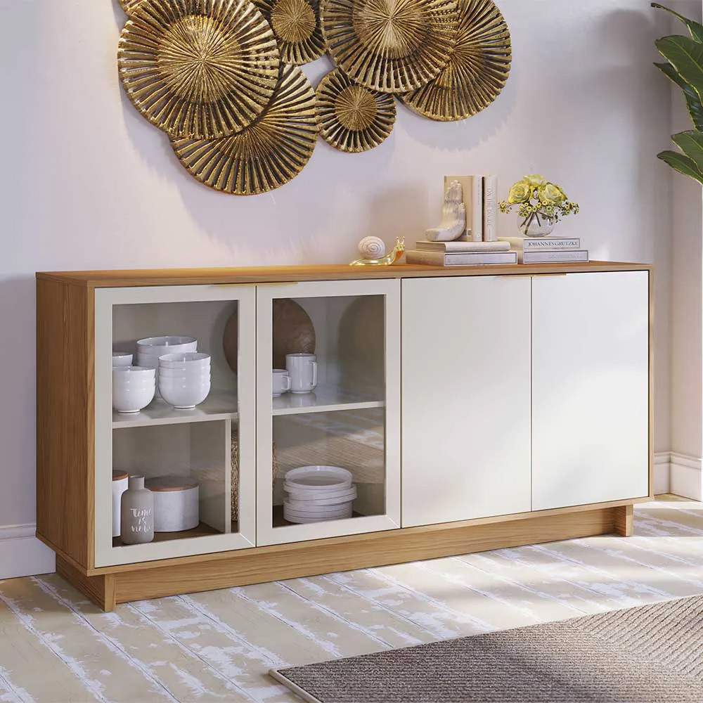 Buffet Aparador Decorativo 160cm Gunga G73 - Gran Belo