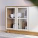 Buffet Aparador Decorativo 160cm Gunga Off White/Freijó G73 - Gran Belo