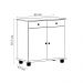 Buffet Decorativo Ivan Madeira 2 Portas e 2 Gavetas Café G74 - Gran Belo