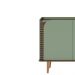Buffet Decorativo Sala de Jantar Versátil Village 1,36cm Pés de Madeira Hortelã/ Amêndoa G73 - Gran Belo