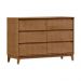 Cômoda Decorativa MDF 6 Gavetas Cullen Freijó - G74 - Gran Belo