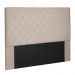 Cabeceira Baelon Decorativa Queen Size 1,60M Suede Bege G63 - Gran Belo
