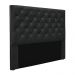 Cabeceira Decorativa King Size 1,95M Tàzio Veludo Preto G63 - Gran Belo