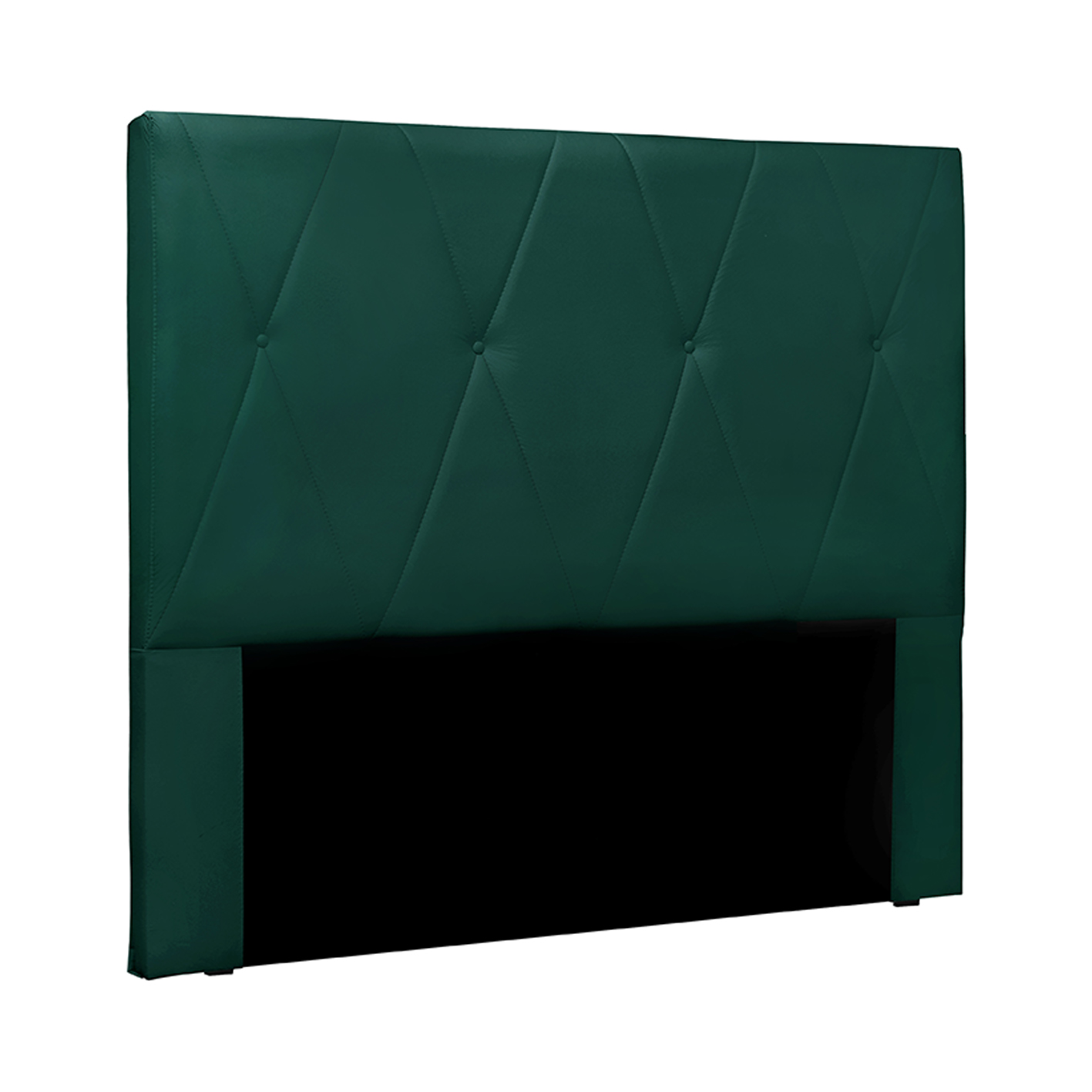 Cabeceira Decorativa King Size 1,95M Yves Veludo Verde Floresta G63 - Gran Belo