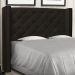 Cabeceira Decorativa King Size 2,19M Loewe PU Marrom G63 - Gran Belo