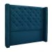 Cabeceira Decorativa King Size 2,19M Loewe Veludo Azul Marinho G63 - Gran Belo