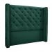 Cabeceira Decorativa King Size 2,19M Loewe Veludo Verde Floresta G63 - Gran Belo