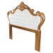Cabeceira Decorativa Módena King Size Bege/Dourada G71 - Gran Belo