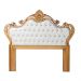 Cabeceira Decorativa Módena Queen Size Bege/Dourada G71 - Gran Belo