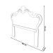 Cabeceira Decorativa Módena Queen Size Bege/Dourada G71 - Gran Belo