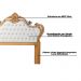 Cabeceira Decorativa Módena Queen Size Bege/Dourada G71 - Gran Belo