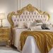 Cabeceira Decorativa Módena Queen Size Bege/Dourada G71 - Gran Belo
