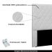Cabeceira Decorativa Queen Size 1,60M Baelon Pu Branco G63 - Gran Belo