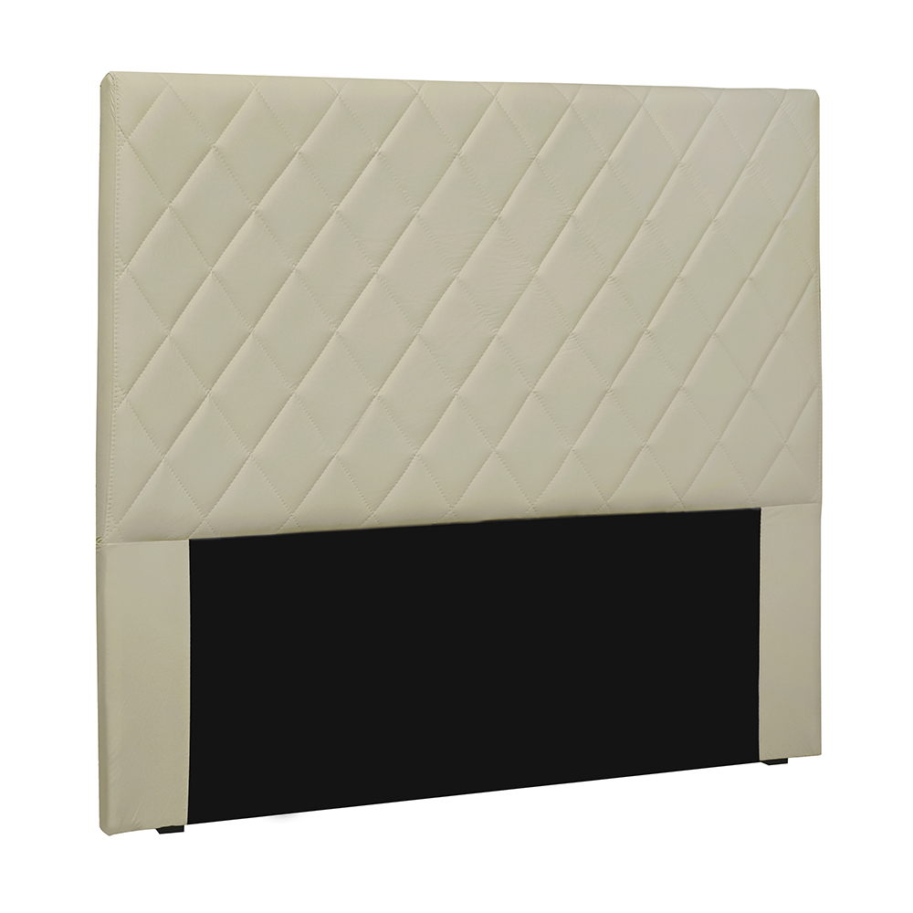 Cabeceira Decorativa Queen Size 1,60M Baelon Pu Marfim G63 - Gran Belo