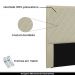 Cabeceira Decorativa Queen Size 1,60M Baelon Pu Marfim G63 - Gran Belo